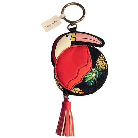 Vera Bradley Women's Toucan Bag Charm Toucan Party Coin Purse New with Tag R$39 - Picture 1 of 3